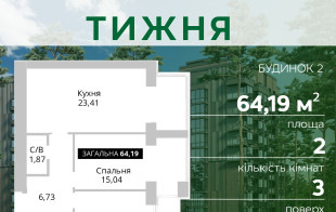 Пропозиція «КВАРТИРА ТИЖНЯ»!